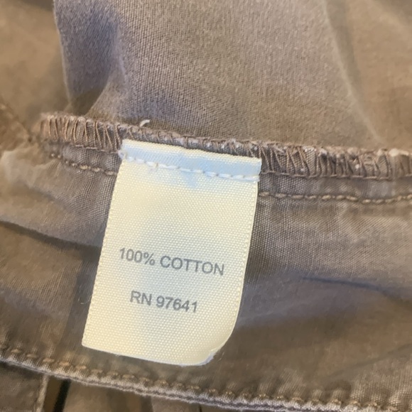 J. Jill Genuine Fit at Waist Brown Casual Cropped Cotton Pants Women’s Size 13 - Picture 10 of 10